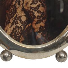 English Victorian Silver Oval Picture Frame - 4675768