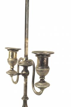 English Victorian Silver Plate Candleholder - 4322498