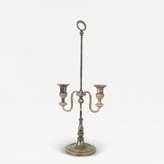 English Victorian Silver Plate Candleholder - 4332385