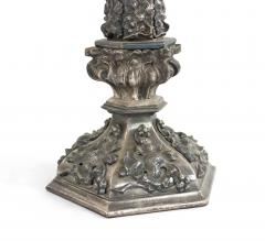 English Victorian Silver Plate Table Lamp - 1380893
