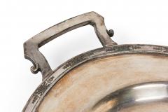 English Victorian Silver Plate Tray - 4322419