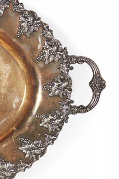 English Victorian Silver Plate Tray - 4322425