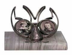 English Victorian Silver and Onyx Picture Frame - 4666203
