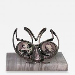 English Victorian Silver and Onyx Picture Frame - 4694739