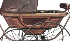 English Victorian Spring Baby Carriage - 4640057