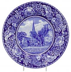 English Victorian Staffordshire Porcelain Plates - 4655727