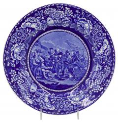 English Victorian Staffordshire Porcelain Plates - 4655729
