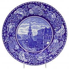 English Victorian Staffordshire Porcelain Plates - 4655730