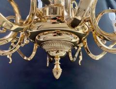 English Victorian Style Brass Chandelier 15 Arms - 3343753