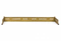 English Victorian Style Brass Fire Fender - 4198883