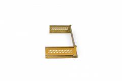 English Victorian Style Brass Fire Fender - 4198884