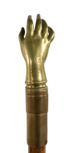 English Victorian Style Brass Hand Cane 1 - 3196137