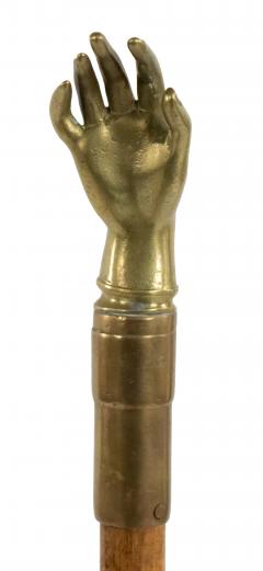 English Victorian Style Brass Hand Cane 1 - 3196139