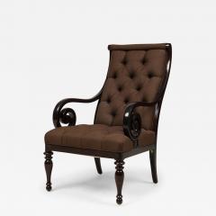 English Victorian Style Contemporary Armchair - 4728920