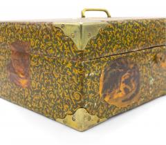 English Victorian Style Decoupage Cat Box - 4198949