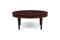 English Victorian Style Oval Coffee Table - 4635246