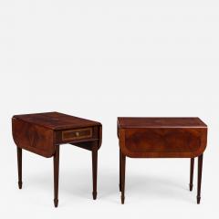 English Victorian Style Pembroke End Tables - 4728860