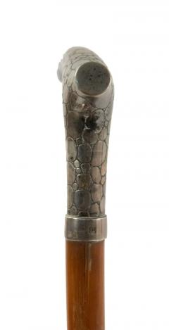 English Victorian Style Silver and Wood Cane - 4671289