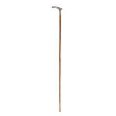 English Victorian Style Silver and Wood Cane - 4716940
