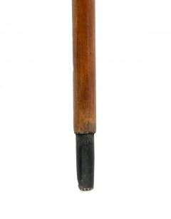 English Victorian Style Wood and Bronze Cane with Hand - 4670600