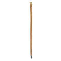 English Victorian Style Wood and Bronze Cane with Hand - 4710581