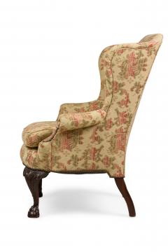 English Victorian Tan Wing Chair - 4665603