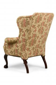 English Victorian Tan Wing Chair - 4665604