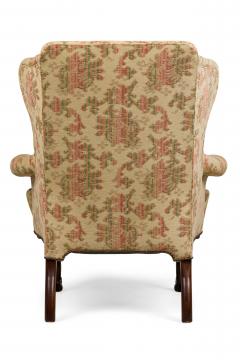 English Victorian Tan Wing Chair - 4665605