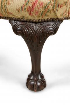 English Victorian Tan Wing Chair - 4665608