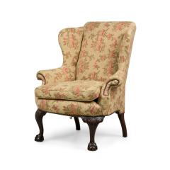 English Victorian Tan Wing Chair - 4728955
