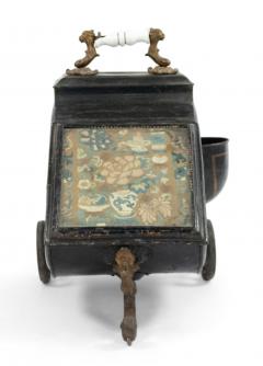 English Victorian Tole Coal Scuttle - 4321556
