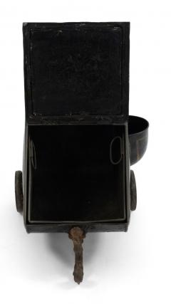 English Victorian Tole Coal Scuttle - 4321558