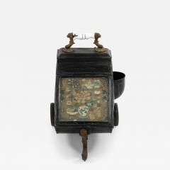 English Victorian Tole Coal Scuttle - 4325806