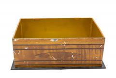 English Victorian Trompe Loeil Marquetry Tin Box - 4675930