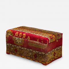 English Victorian Turkish Kilim Floor Trunk - 4692402