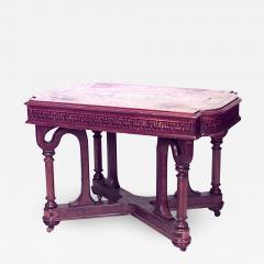 English Victorian Wentworth Walnut Center Table - 1428279