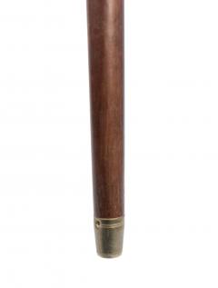 English Victorian Wood Cane With Sundial - 3196268