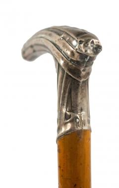 English Victorian Wood and Silver Cane - 4671280