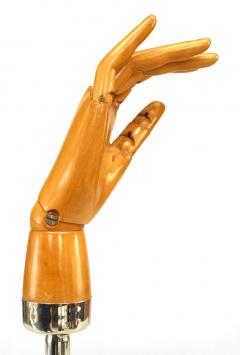 English Victorian Wooden Posable Glove Form - 4670853