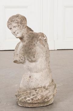 English Vintage Carved Stone Figure of Venus de Milo - 1248554