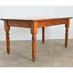 English Vintage Pine Dining Table - 4632765