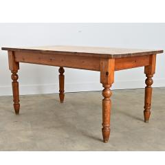 English Vintage Pine Dining Table - 4632777