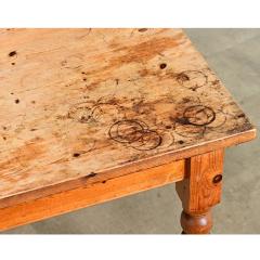 English Vintage Pine Dining Table - 4632782