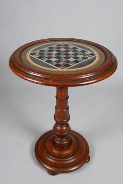 English Walnut Games Table - 1479006