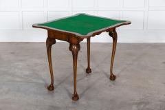 English Walnut Mahogany Games Table - 2888659