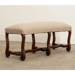 English Walnut Os de Mouton Bench - 2908601