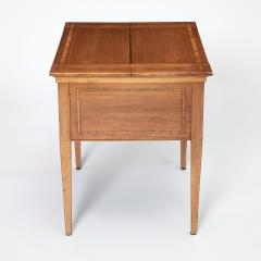 English Walnut and Mahogany Drinks Cabinet With Fitted Tantalus Bar Circa 1920 - 4796506