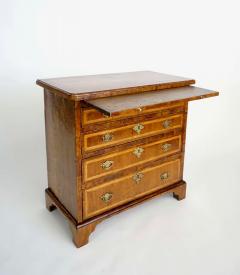 English Walnut and Satinwood Inlaid Petite Chest or Bachelors Chest circa 1715 - 3194460