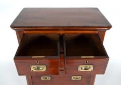 English Wellington Form Campaign High Chest - 3478876