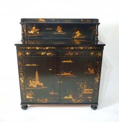 English William IV Chinoiserie Painted Chiffonier form Cabinet circa 1835 - 4550190
